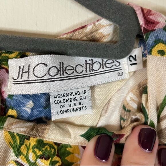 Vintage JH Collectibles Cottagecore Floral Top - Picture 5 of 5